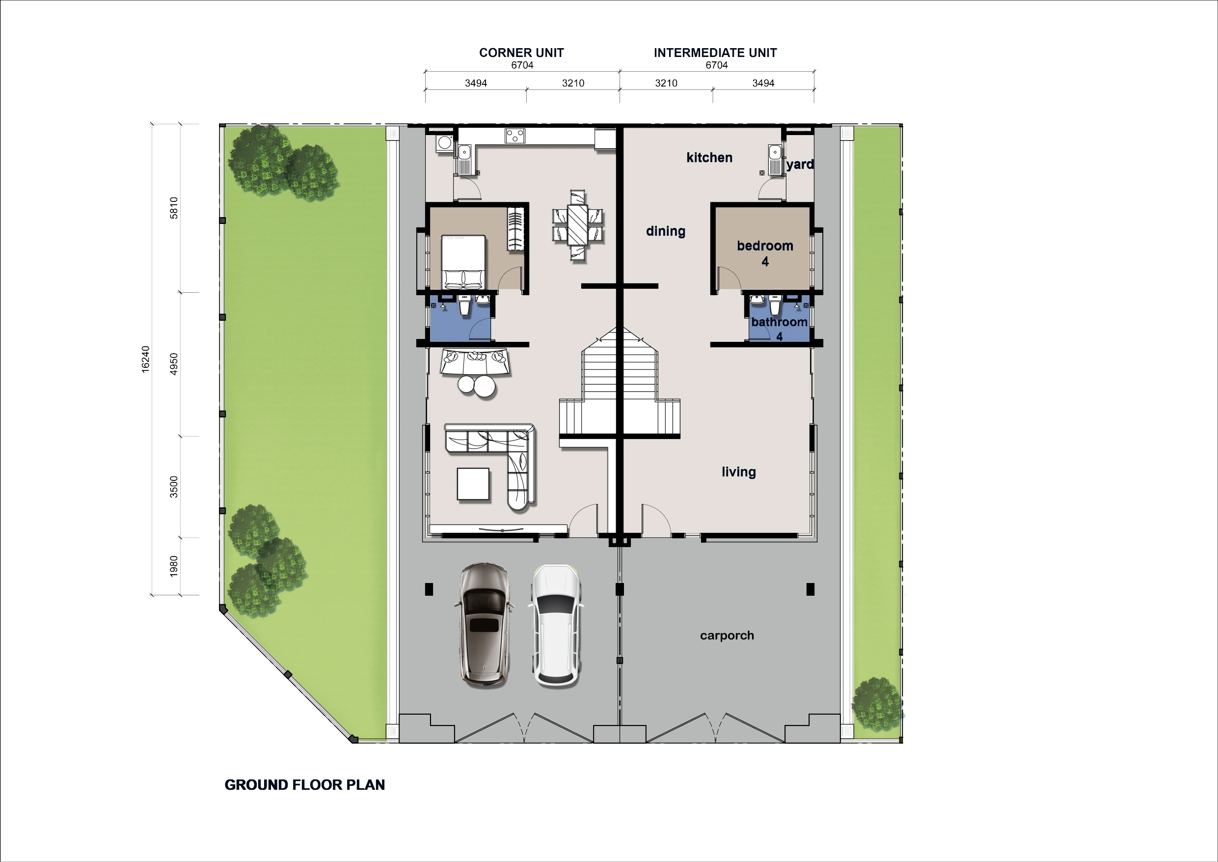 Luxe ground floor plan